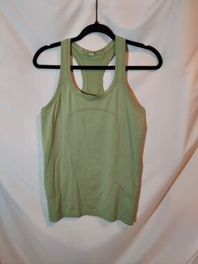 Lululemon Green Swiftly Tech Sleeveless Athletic Running Workout Tank - 6